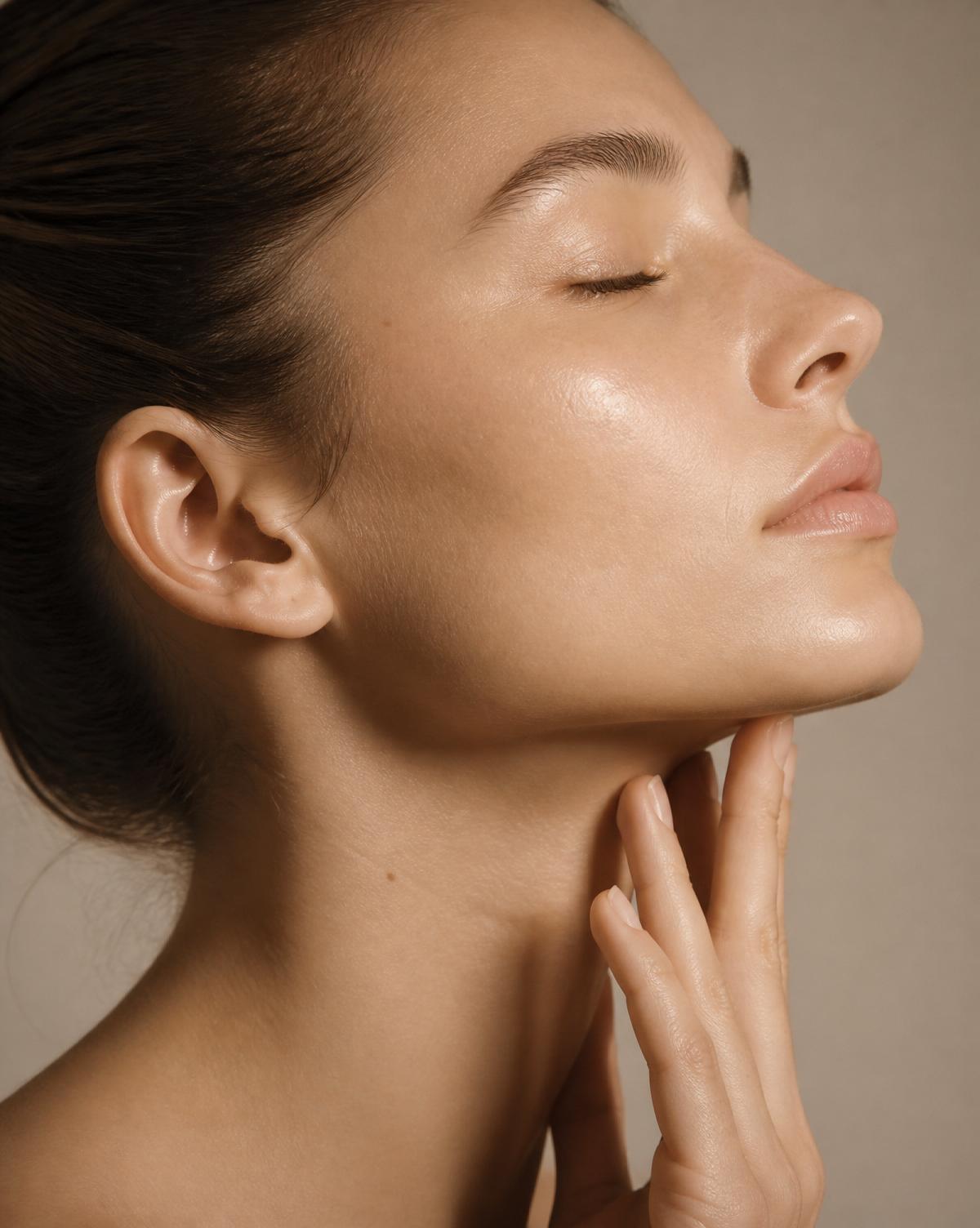 Editorial portrait — refined jawline